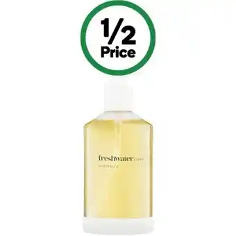 Woolworths Freshwater farm glass bottle refillable hand wash 500ml offer