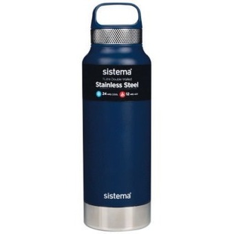 Woolworths Sistema stainless steel dual wall bottle 1 litre offer