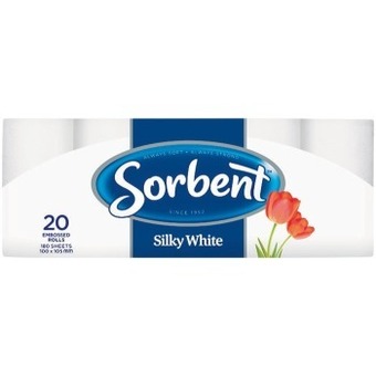 Woolworths Sorbent toilet tissue pk 20 offer