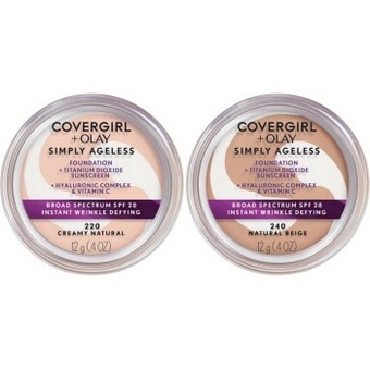 Coles Covergirl simply ageless foundation 12g offer