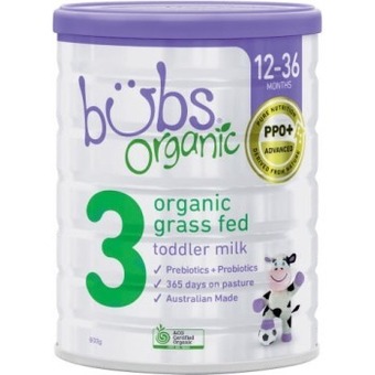 Coles Bubs organic grass fed toddler milk stage 3 800g offer
