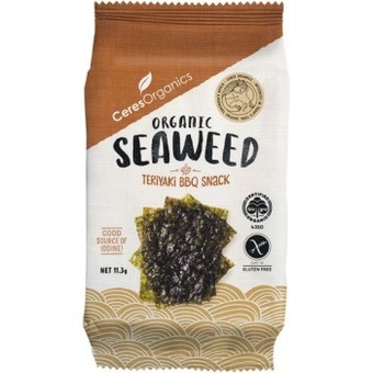 Woolworths Ceres seaweed snacks 11.3g – from the health food aisle offer