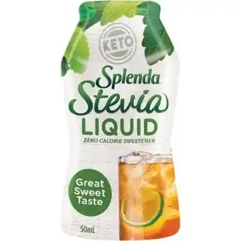 Splenda stevia liquid sweetener 50ml
