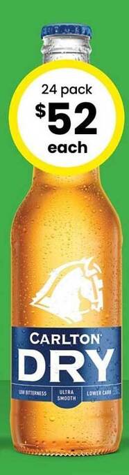 The Bottle O Carlton dry offer