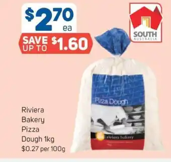 Foodland Riviera Bakery Pizza Dough 1kg offer