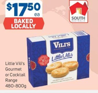 Foodland Little Vili's Gourmet or Cocktail Range 480-800g offer