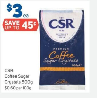 Foodland CSR Coffee Sugar Crystals 500g offer