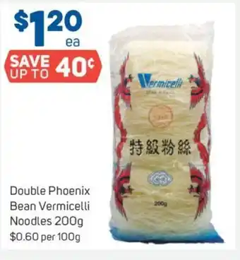 Foodland Double Phoenix Bean Vermicelli Noodles 200g offer