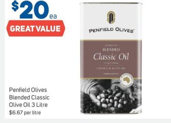 Foodland Penfield Olives Blended Classic Olive Oil 3 Litre offer