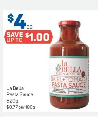 Foodland La Bella Pasta Sauce 520g offer