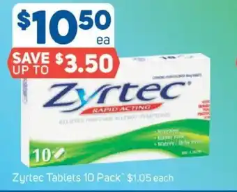 Foodland Zyrtec Tablets 10 Pack offer