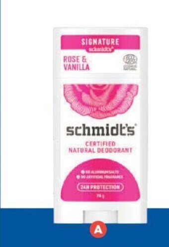 Foodland Schmidt's Deodorant Stick 75g offer
