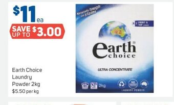Foodland Earth Choice Laundry Powder 2kg offer