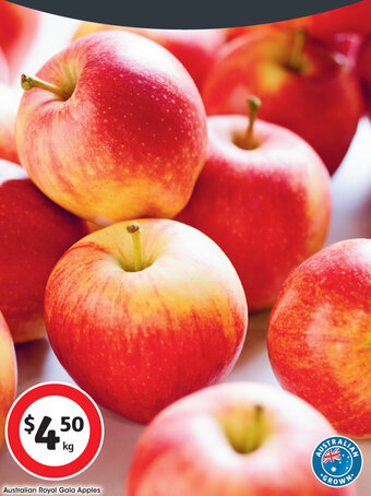 Coles Australian Royal Gala Apples offer