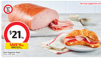 Coles Don Virginian Ham offer