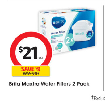 Coles Brita Maxtra Water Filters 2 pack offer