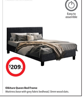 Coles Oikiture Queen Bed Frame offer