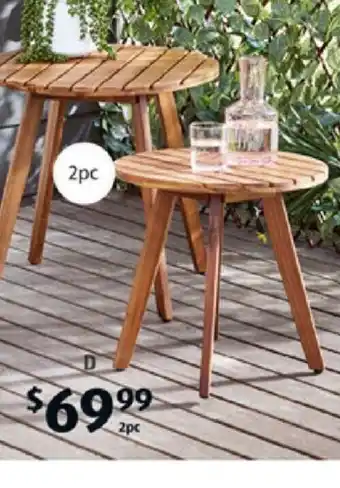 Garden Table Set 2 pc