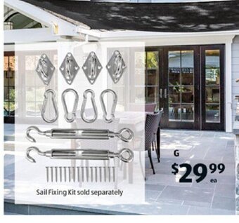 ALDI Garden Shade Sail or Fixing Kit offer