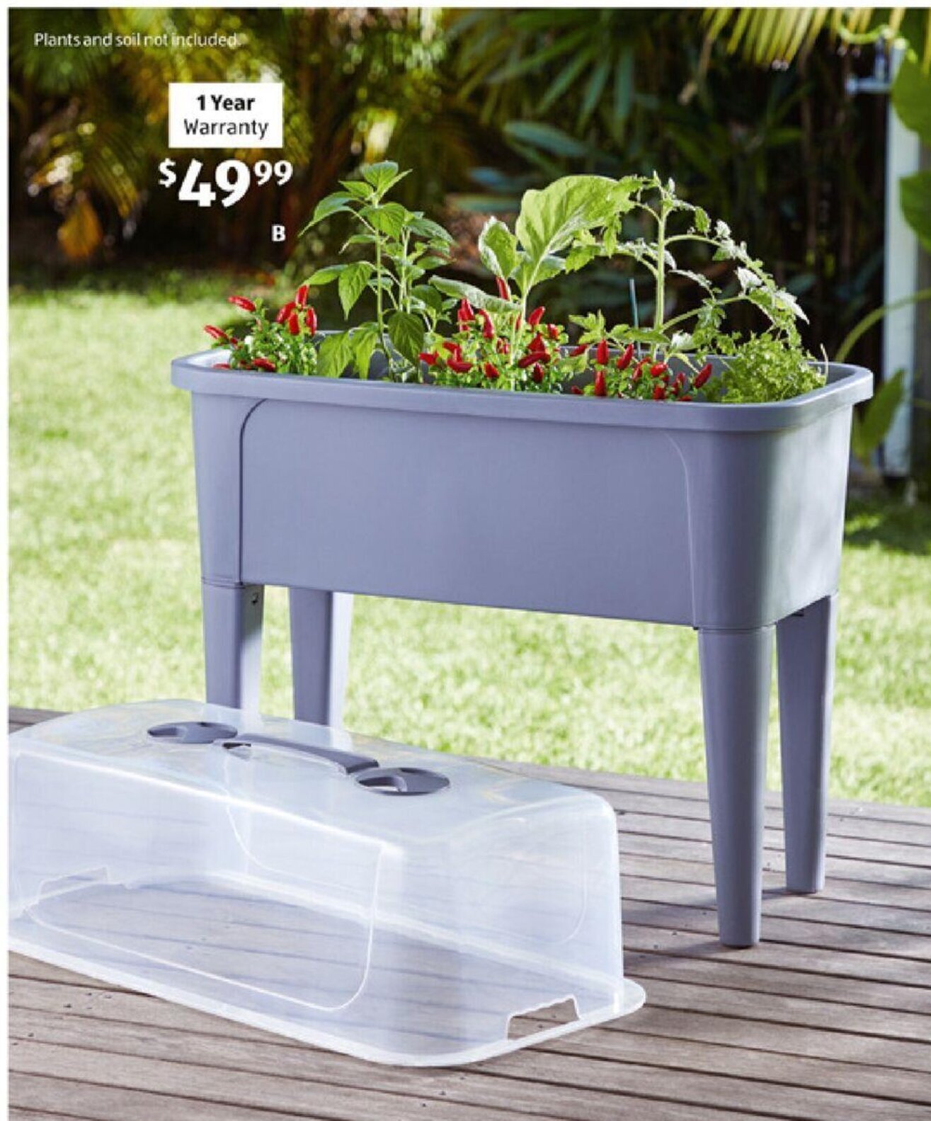 Grow Table with Cover offer at ALDI