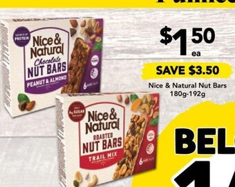 Drakes Nice & Natural Nut Bars 180g-192g offer