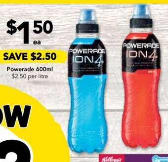 Drakes Powerade 600ml offer