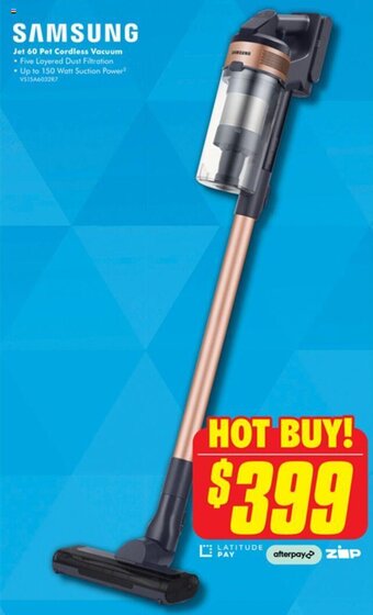 The Good Guys Jet 60 Pet Cordless Vacuum offer
