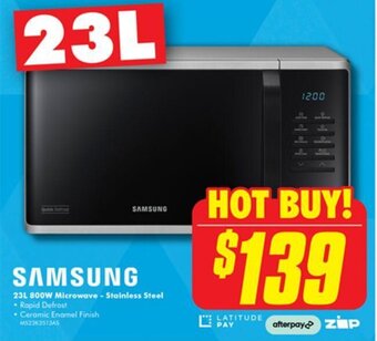 The Good Guys 23L 800W Microwave - Stainless Steel offer