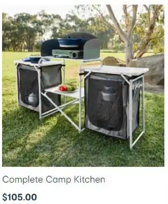 Kmart Complete Camp Kitchen offer