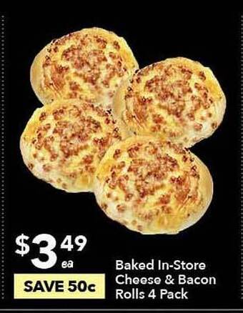 Ritchies Cheese & bacon rolls offer