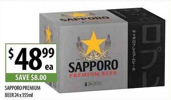 Supabarn Sapporo premium beer offer