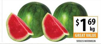 Supabarn Seedless watermelon offer