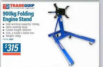 Trade quip 900kg folding engine stand