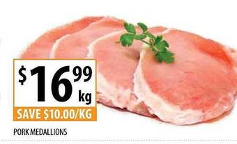 Supabarn Pork medallions offer