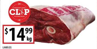 Supabarn Lamb leg offer