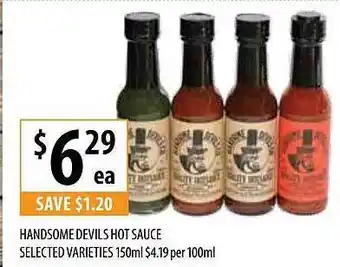 Supabarn Handsome devils hot sauce offer
