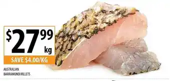 Supabarn Australian barramundi fillets offer