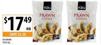 Supabarn Kb's prawn gyoza offer
