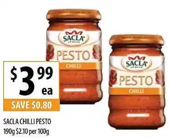 Sacla chilli pesto