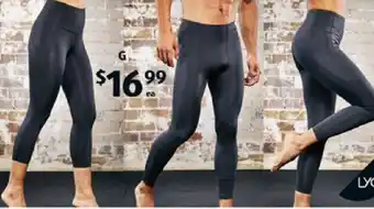 ALDI Adult's Compression Tights offer