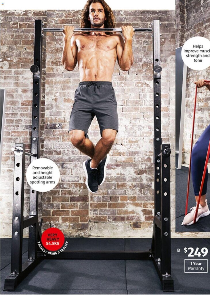 PullUp Squat Rack offer at ALDI