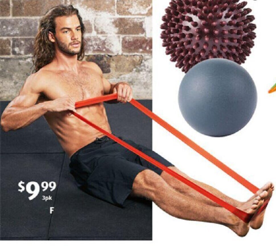 Physio Resistance Bands 3pk offer at ALDI