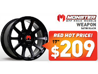 Bob Jane T-Marts 17" Wheel - Monster Weapon offer