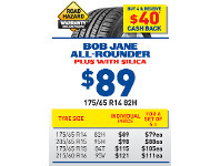Bob Jane T-Marts Tyre - Bob Jane All-Rounder Plus with Silica offer