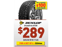 Bob Jane T-Marts Tyre - Dunlop Grandtrek AT3G offer