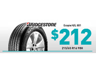 Bob Jane T-Marts Tyre - Bridgestone Ecopia H/L 001 offer