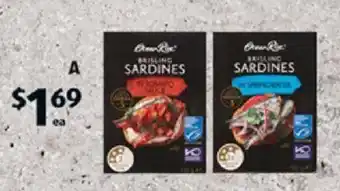 ALDI Ocean Rise Brisling Sardines 110g offer