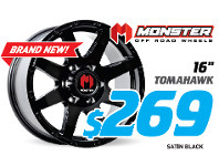 Bob Jane T-Marts 16" Wheel - Monster Tomahawk offer