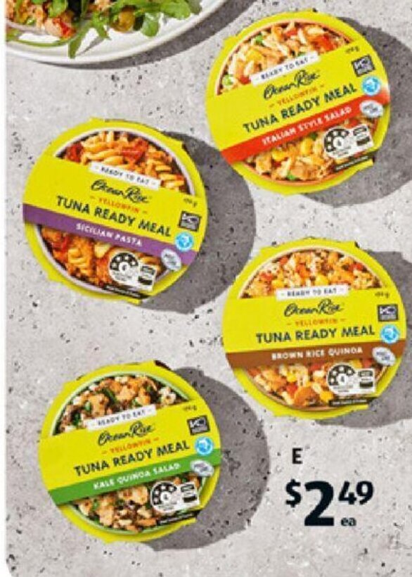 Ocean Rise Yellowfin Tuna Ready Meal 170g offer at ALDI