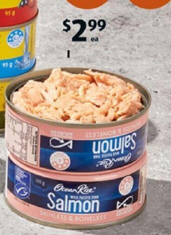 ALDI Ocean Rise Pink Salmon 130g offer